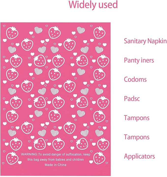 150Pcs Sanitary Napkin Disposal Bags, Feminine Hygiene Disposal Bags, Disposal for Tampons, Liners, and Pads