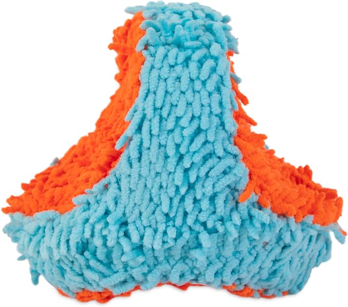Chuckit! Indoor Fetch Tumbler Toy for Dogs, 4.5in, Orange and Blue