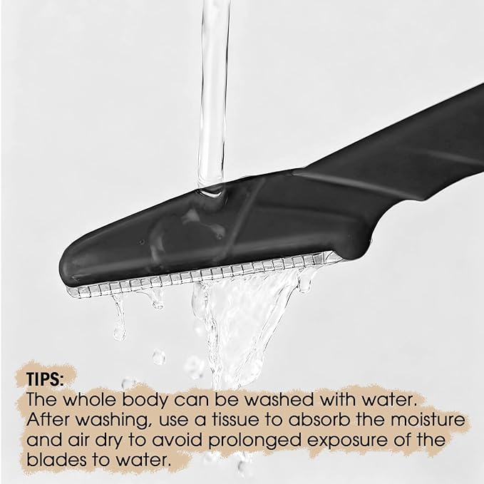 5-Piece Eyebrow Razor and White Bib Kit for Men & Women Christmas Gift- Professional Precision Brow Shaper