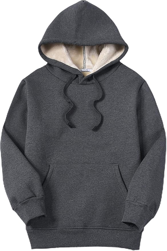 Yeokou Women's Winter Hoodies Pullover Sherpa Fleece Warm Heavyweight Sweatshirt