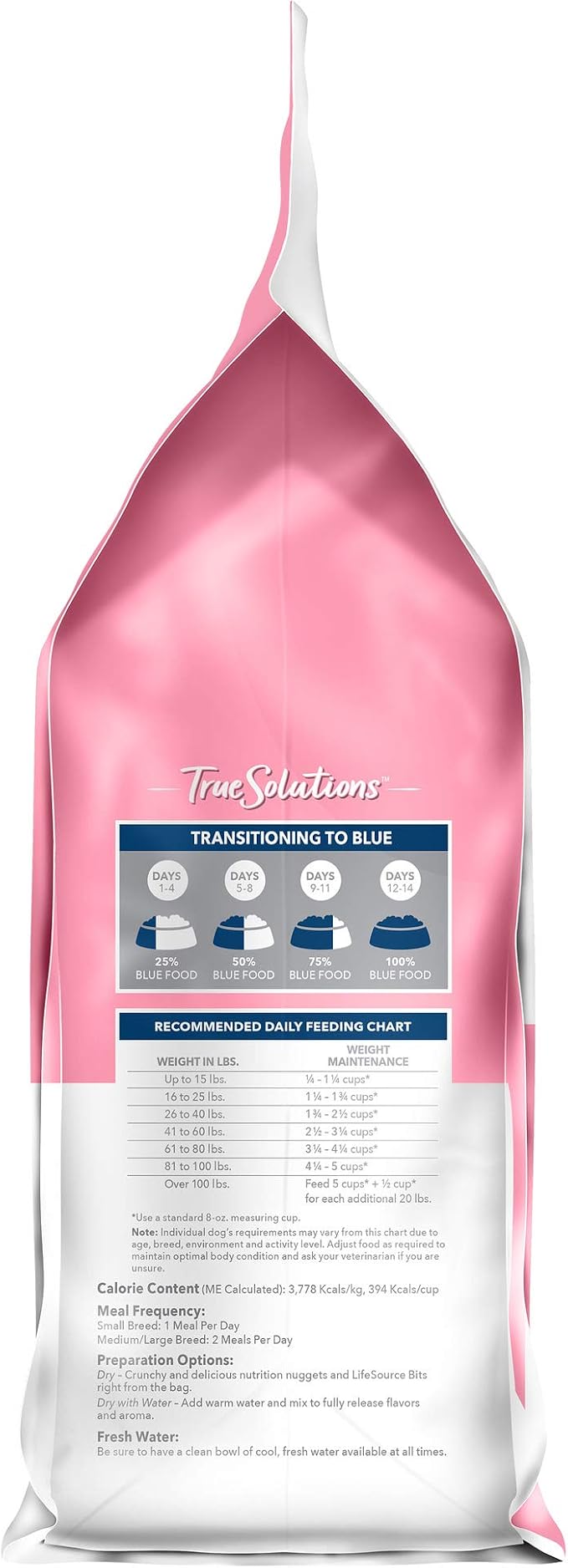 Blue Buffalo True Solutions Digestive Care Chicken Adult Dry Dog Food, 4 lb | Clinically Proven Prebiotic Fiber, Veterinarian Formulated, No Corn, Wheat, or Soy