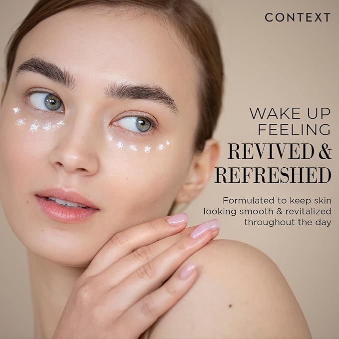 CONTEXT SKIN Collagen Eye Cream - Hydrating Under Eye Treatment for Dark Circles & Puffiness - Anti-Aging Formula that Firms, Smooths Fine Lines & Revitalizes - 0.88 Fl oz Jar