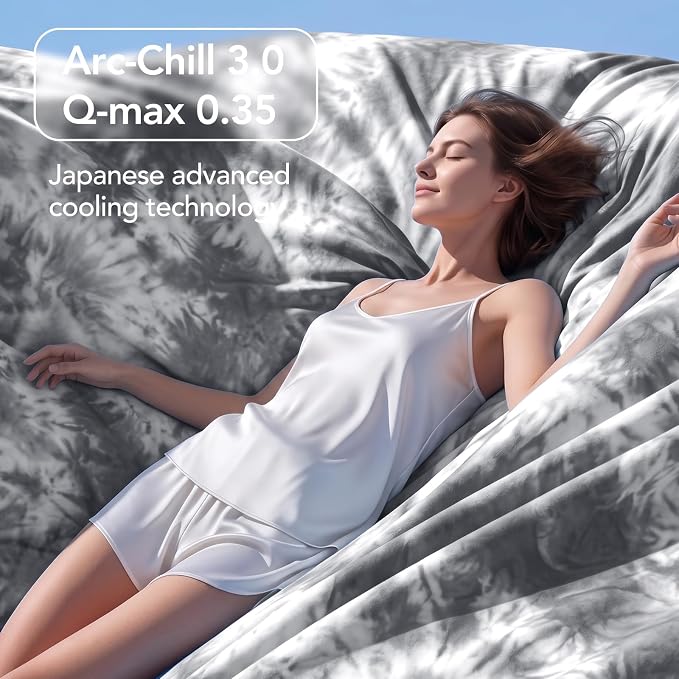 Cooling Blanket King Size 90"x104" for Hot Sleepers | Cold Summer Soft Blanket for Bed Couch and Travel Absorbs Heat Q-Max>0.35 Cool Lightweight Throw for Night Sweats Menopause