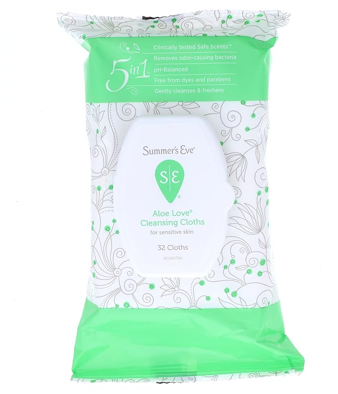 Summer's Eve Cleansing Cloths Aloe Love