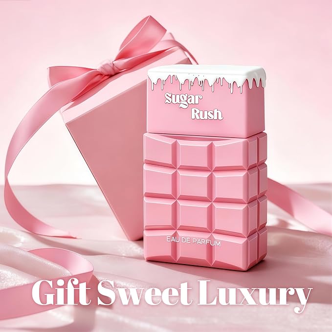 A CENTER Sugar Rush Candied Perfume for Women Long Lasting Fragrance Eau de Parfum Floral & Sweet Women's Perfume Daily Used 3.4 Fluid Ounce
