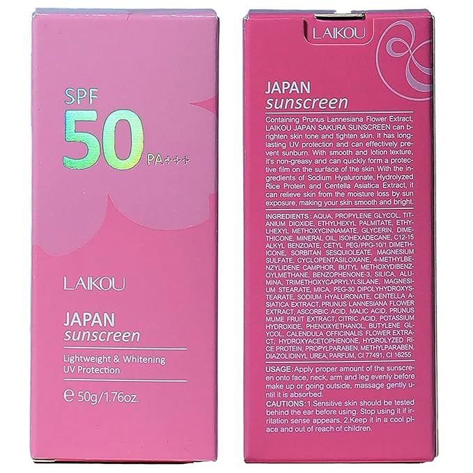 Japanese Sunscreen SPF 50 PA+++ Rosada Moisturizing Sunscreen Essence Cream 50g (3)