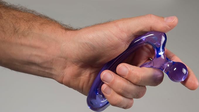 The Pressure Positive Co. Index Knobber II Massage Tool, Foot & Reflexology Massager, Perfect for Plantar Fasciitis,Tennis, Golfers Elbow, Neck Pain Relief, Trigger Point Relief, Sapphire Blue