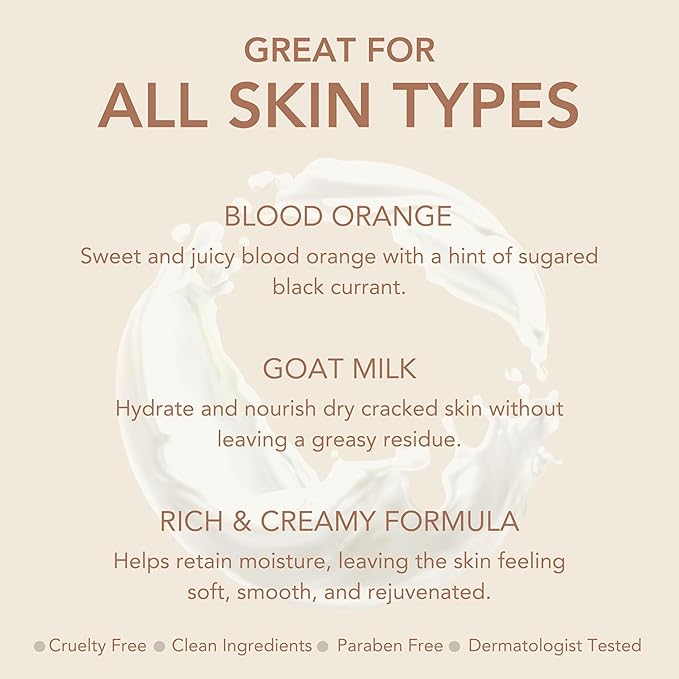 Dionis Goat Milk Hand & Body Cream Blood Orange 3.3oz (Pack of 1)