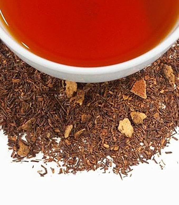 Harney and Sons Herbal Hot Cinnamon | 50 Sachets of Black Tea with Orange Peel, Clove, and Cinnamon