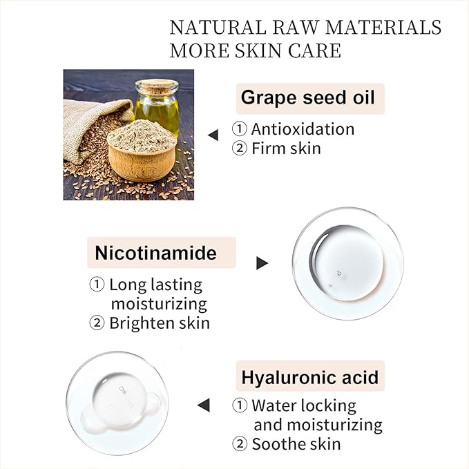 New Cosmetics Skin Tone Adjusting CC Cream SPF 50, Pre-makeup Primer Moisturizing Concealer for Brightening Skin Tone (Natural, 2PCS)