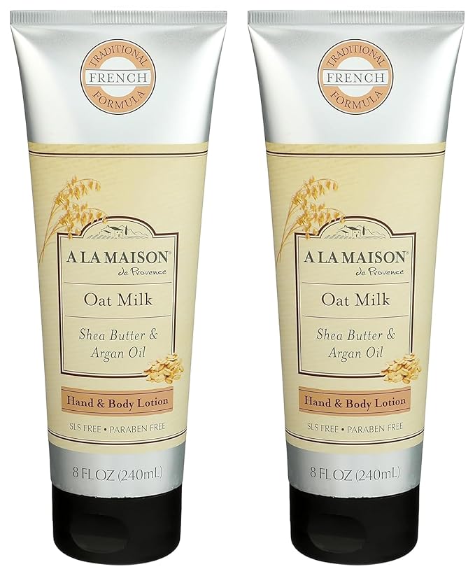 A LA MAISON Oatmilk Body Lotion 8 oz, 2 Pack