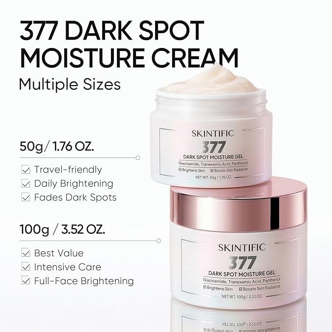 Dark Spot Moisture Cream, Brightening Moisturizer, Fades Dark Spots, Hyperpigmentation, 5X Ceramide Barrier Repair, 24H Hydration, Non-Greasy, 1.76 Fl Oz (Pack of 1)