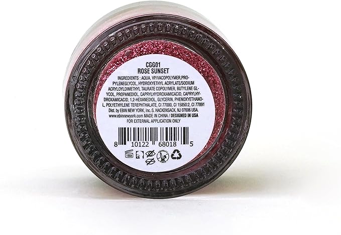 Dazzle and Delight: Secret of Pharaoh Glitter Gel for Hair, Body and Face - Rose Sunset | 6 Vibrant Colors, Long Lasting Sparkles, Ideal for Parties, and Festival Look, Glammarous Effect