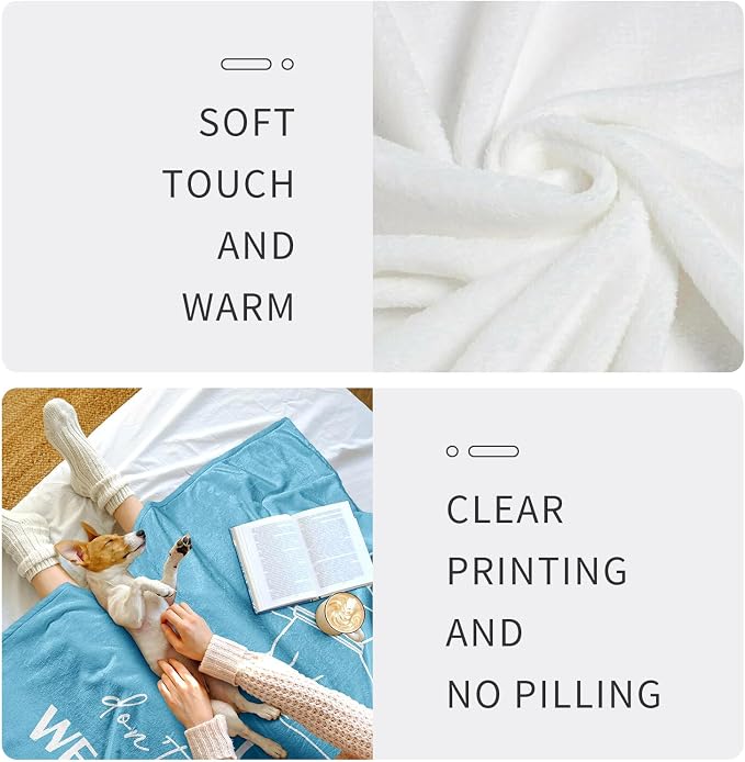 Get Well Gifts for Women, Get Well Soon Gifts for Women After Surgery, Feel Better Gifts, Gift for Recovery After Surgery, Funny GetWell Gifts for Woman/Teenage Girl Throw Blanket 60" x 50"