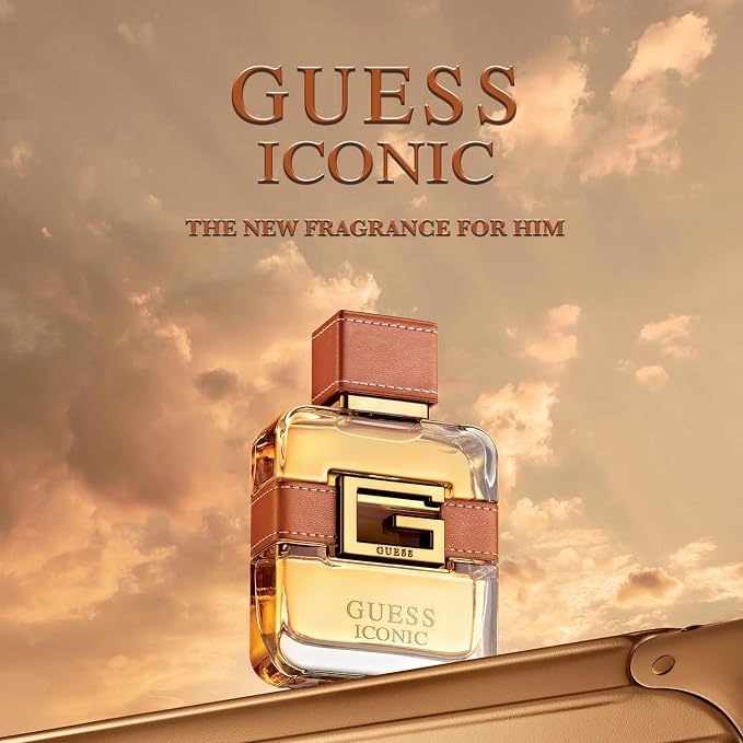 Guess Iconic For Men Eau de Parfum Perfume Spray, Cologne For Men 1 Fl. Oz.