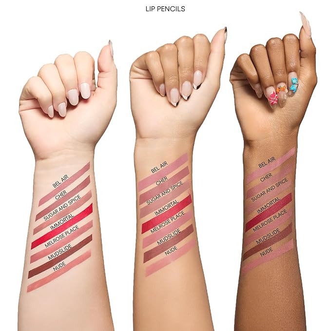 Gerard Cosmetics Lip Pencil (Sugar and Spice), Ultra Pigmented Matte Pink Lip Liner, Long Lasting, Hydrating Creamy Formula, Cruelty Free