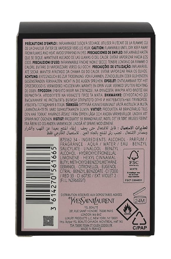 Yves Saint Laurent Mon Paris for Women Eau de Parfum Spray, 1.0 Ounce
