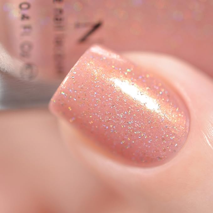 ILNP Bliss - Soft Pink Holographic Nail Polish
