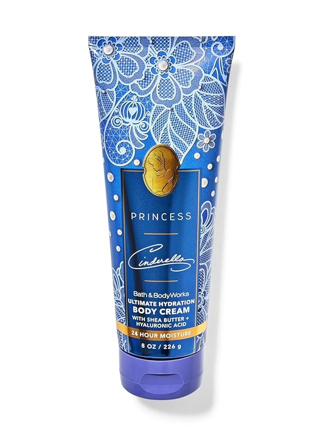 Bath & Body Works Cinderella Ultimate Hydration Body Cream Gift Set For Women, 8 Fl Oz (8 Fl Oz Pack of 1, Cinderella)