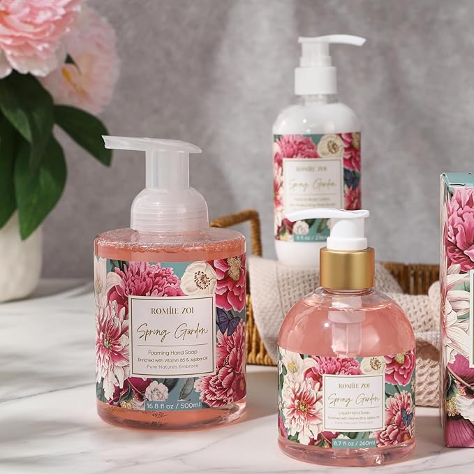 ROMIIE ZOI Daily Hand & Body Lotion with Moisturizing Shea Butter - Spring Garden with the Scent of Botanical Bliss - 236 ML / 8 FL OZ