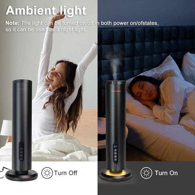 Air Diffuser Bluetooth Waterless Essential Oil Aromatherapy Diffuser with Timer, 1200 Sq Ft Coverage Fit for Home, Office, Bedroom & Spa