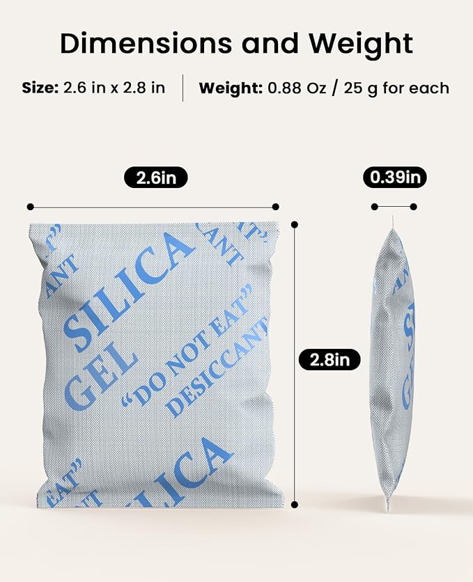 oneisall 6 Packs Pet Dry Food Desiccant Bag for Automatic Cat Feeders, Keep Pet Food Dry and Fresh, Suitable for All of oneisall Cat Feeders