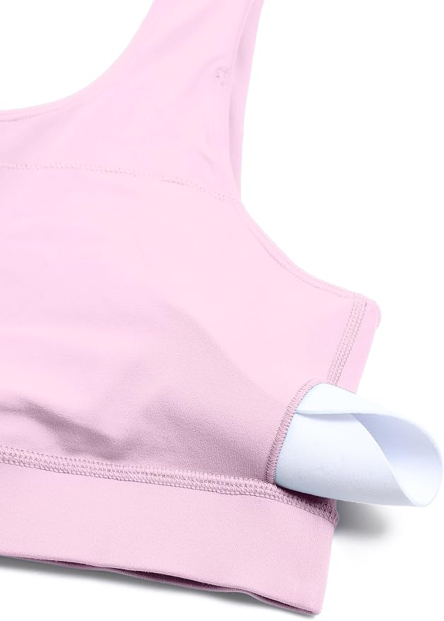 CRZ YOGA Butterluxe One Shoulder Sports Bras for Women - Sleeveless One Strap Low Impact Asymmetrical Workout Yoga Tops