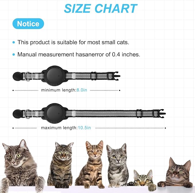 Google Cat GPS Tracker Collar (Android Only) Smart Cat Activity Tracker