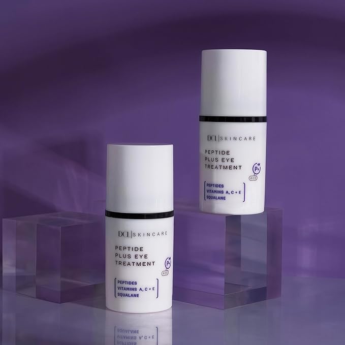 DCL Skincare Peptide Plus Eye Treatment for Wrinkles & Puffiness, 0.5 Fl oz