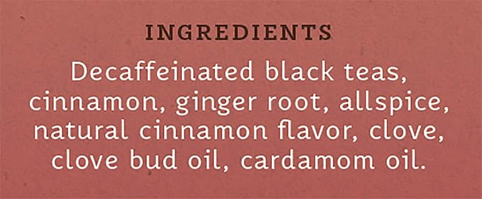Stash Tea Decaf Chai Spice Black Tea, Box of 100 Tea Bags (Packaging May Vary)