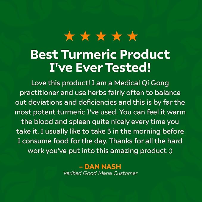 Good Mana Olena Gold Hawaii-Grown Turmeric Supplement - Organic Turmeric Curcumin with Black Pepper - Joint Support & Inflammation Relief - 60 Vegan Capsule