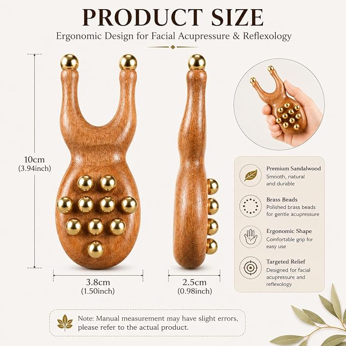 Scarab Acupressure Tool & TMJ Pen Set, TMJ Relief Products Jaw, Facial Acupressure Massage Tools for Jaw Tension Relief, Trigger Point Massage, Facial Fascia Release & Pressure Point