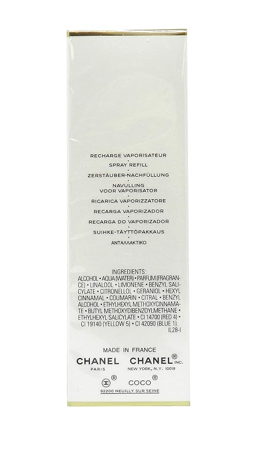 CHANEL Coco Mademoiselle Eau De Toilette Recharge Spray Refill 1.7 Ounces