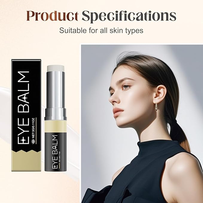For Eye Bags, 2025 New Lightweight Retinol Eye Balm Serum for Daily Use, Gentle Under Eyes Treatment for Mature Skin, Eyes Moisturizer for All Skin (0.04 Ounce (Pack of 1), 2PCS)