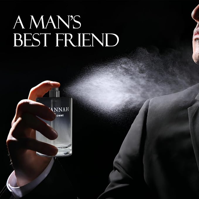 A CENTER Savannah Elixil & Savannah Men's Cologne Eau de Parfum Gift Set - 3.4 Fl Oz Each | Citrus Spicy & Woody Ambergris Fragrance | Luxury Perfume for Day & Night