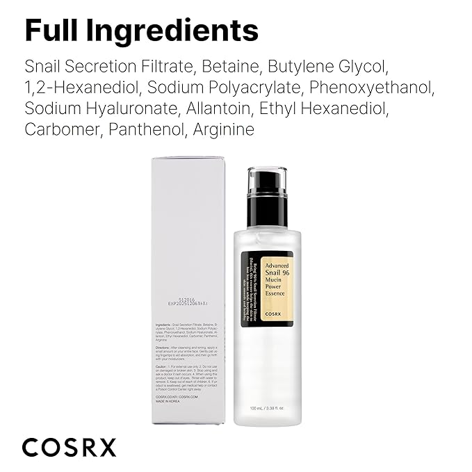 COSRX 2% Alpha Arbutin Discoloration Care Serum + Snail Mucin 96% Power Essence