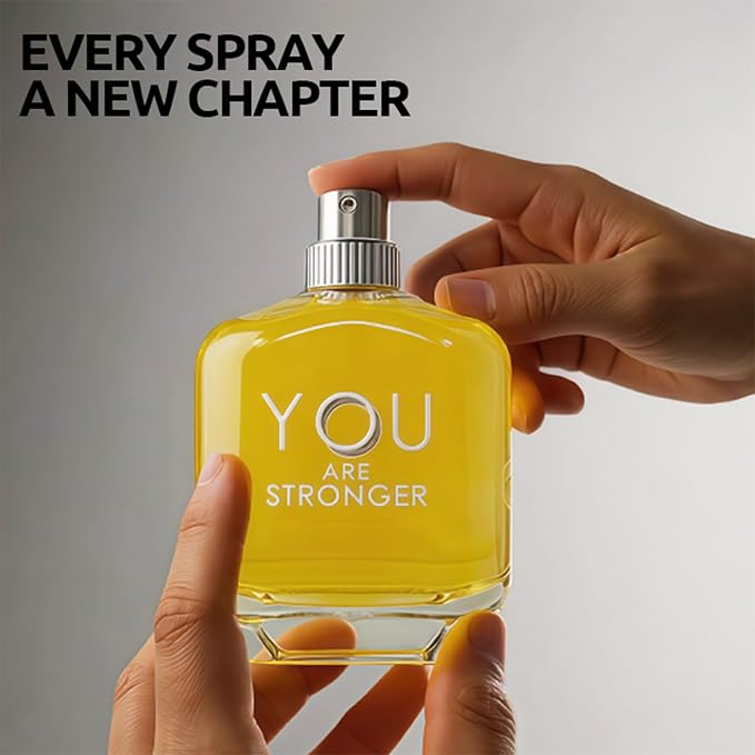 AFLUXE YOU ARE STRONGER | Cologne For Men | Long-Lasting Woody Fresh Scent | 100ml | Luxury Gift Set