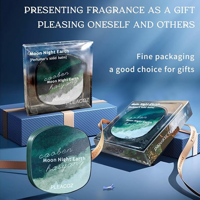 Premium Woody Solid Perfume Balm for Men — Long Lasting Masculine Scent, Portable Travel Size,TSA Friendly, Pocket Fragrance for Urban Men