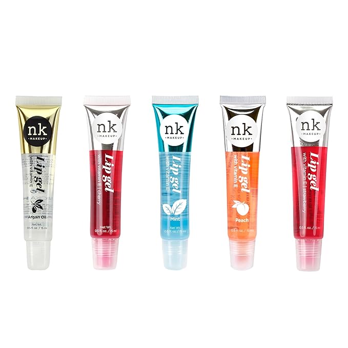 NICKA K NEW YORK Lip Gel, Hydrating, Lightweight, Glides on Effortlessly, Non Sticky Finish Lip Gel Colors (AMZ029)