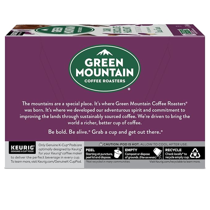 Green Mountain Coffee Roasters Dark Chocolate Hazelnut Coffee, Keurig Single Serve K-Cup Pods, 10 Count