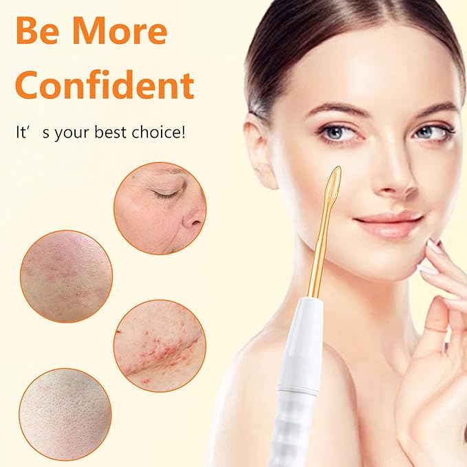 High F Rrequency Facial Wand for Face Care, Multi-Function Face Device Machine