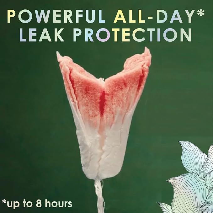 L. Cotton Tampons Regular Absorbency, Contains an Organic Cotton Core, Made Without Synthetic Pesticides, or Fragrances, 84 Count