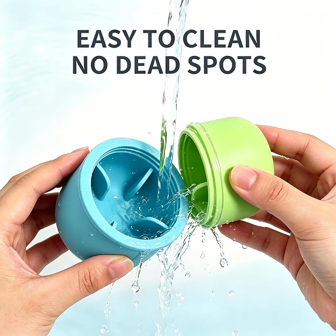 Interactive Dog Treat Dispenser Toy - Slow Feeder Puzzle Chew Toy for Teeth Cleaning, Pet Enrichment Toy for Dogs & Cats, Food-Safe Durable Design, Encourages Natural Foraging Skills