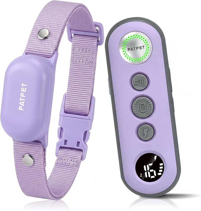 PATPET Dog Shock Collar with Remote Control - 4000FT Safe Training Collar