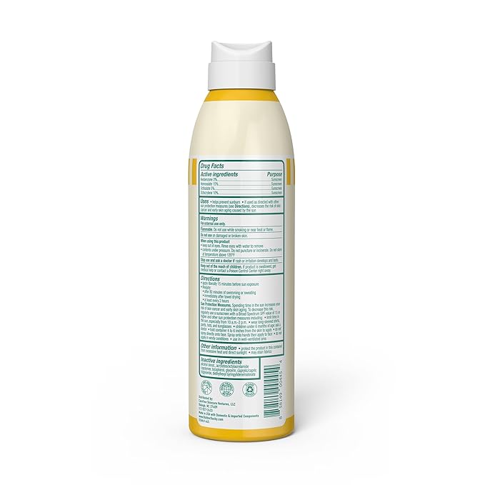 Rubber Ducky - Moisturizing Sunscreen Spray SPF 50, Easy To Apply, No White Residue, Reef Safe, Sun Protection, Water Resistant, Vegan, Broad Spectrum Sunscreen for Face and Body - Beach Scent (6 Oz)
