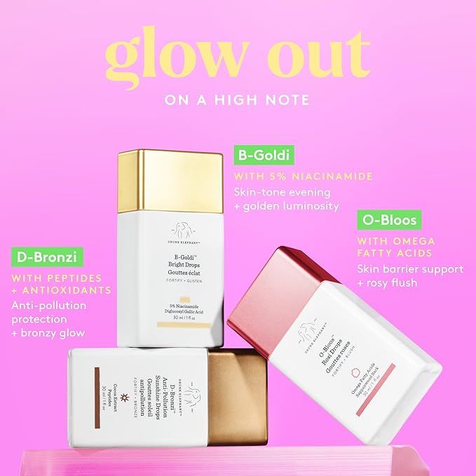 Drunk Elephant D-Bronzi Sunshine Drops - 30 ml/1 fl oz - Bronzing Color Serum Drops - Clean Clinical Skincare - Cruelty-Free - Dermatologist-Tested - Free of Essential Oils, Silicones, and Fragrance