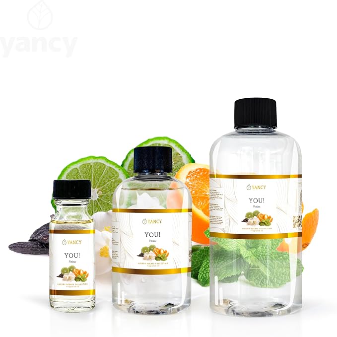 YANCY You Luxury Collection Fragrance Oil (8 oz), Intimate and Warm Scent, Ideal for Diffusers, Oil Burners & Aroma Lamps, Soft Signature Fragrance for Personal Spaces