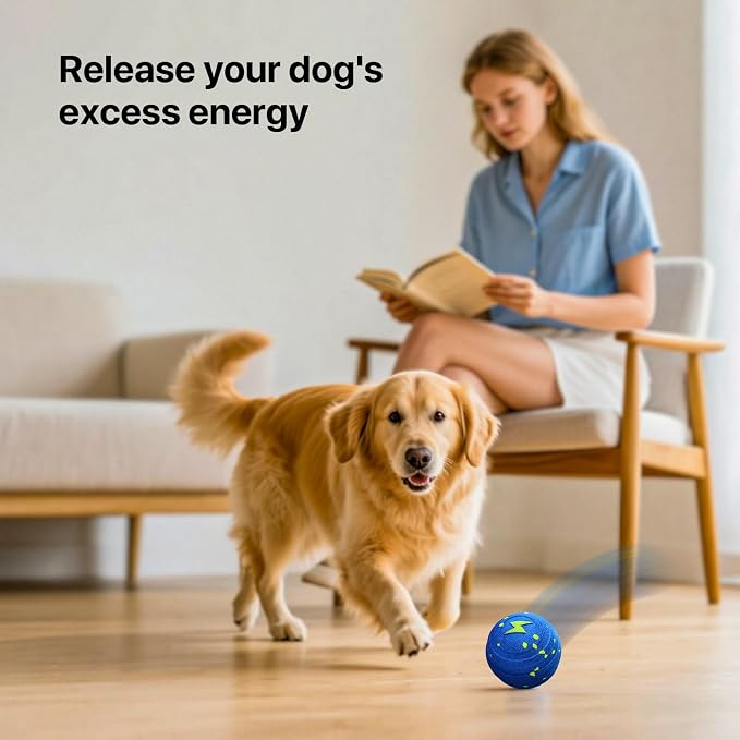 Interactive Dog Toys Automatic Bouncing Dog Ball for Small & Large Dogs