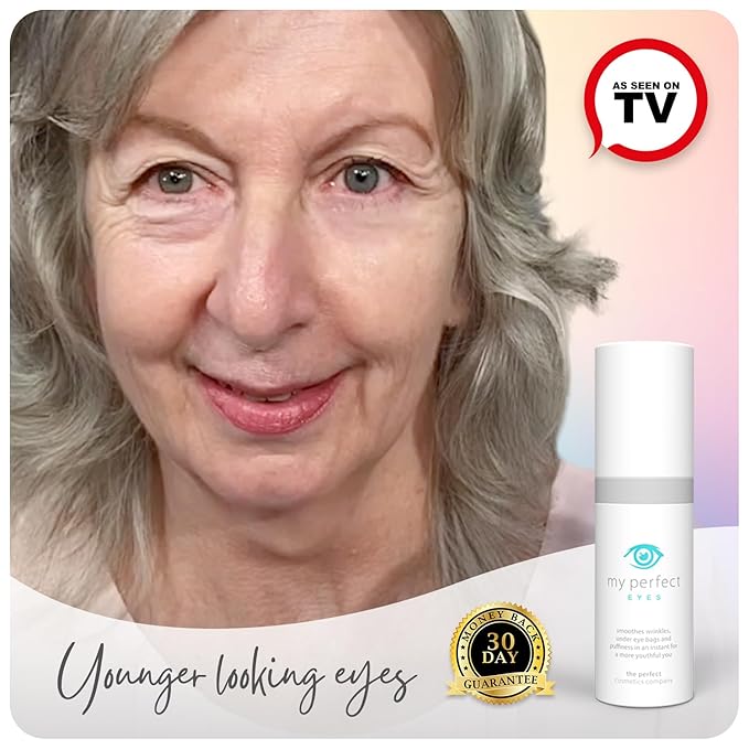 My Perfect Eyes by Penny Lane | Anti-Aging Eye Cream for Dark Circles & Puffiness | Instant Firming Treatment for Wrinkles & Fine Lines | Undereye Serum to Reduce Bags & Hollows | 20ml