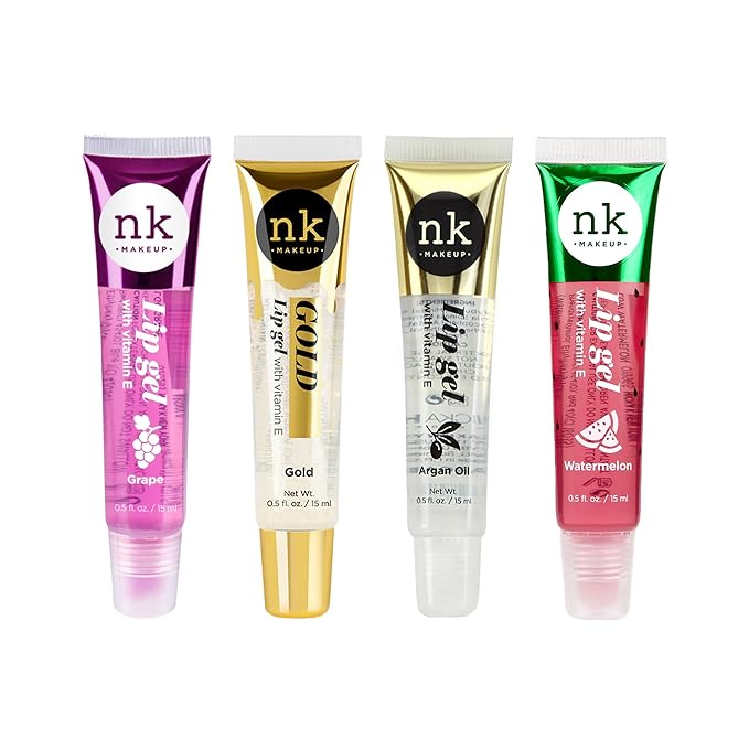 NICKA K NEW YORK Lip Gel, Hydrating, Lightweight, Glides on Effortlessly, Non Sticky Finish Lip Gel Colors (AMZ039)